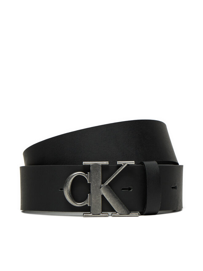 Calvin Klein Jeans Ζώνη Ανδρική Calvin Klein Jeans Round Mono Plaque Lthr Belt 40Mm K50K512067 Μαύρο