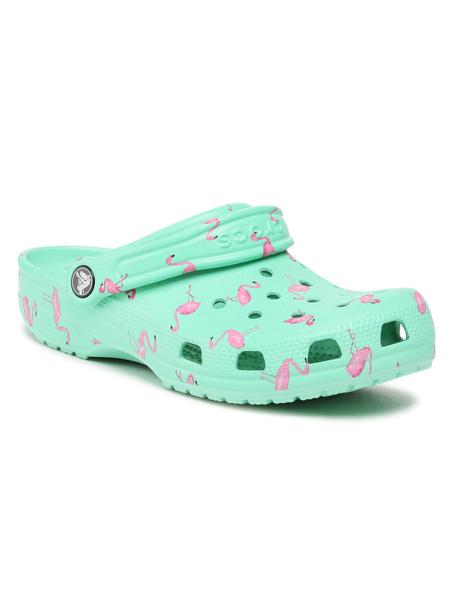 Crocs Шльопанці Crocs Classic Vacay Vibes Clog 206375 Зелений