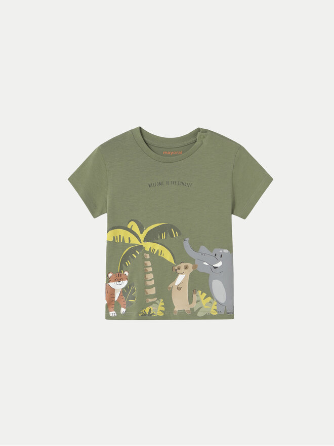 Mayoral Mayoral T-shirt 1057 Zelena Regular Fit