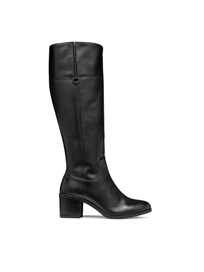 Geox Čižmy Geox D New Asheel D46FSA 00043 C9999 Čierna