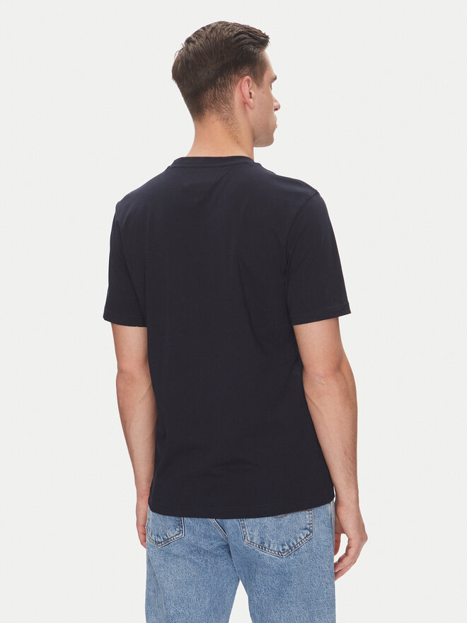 Tommy Hilfiger Tommy Hilfiger Majica Stack MW0MW39355 Mornarsko modra Regular Fit
