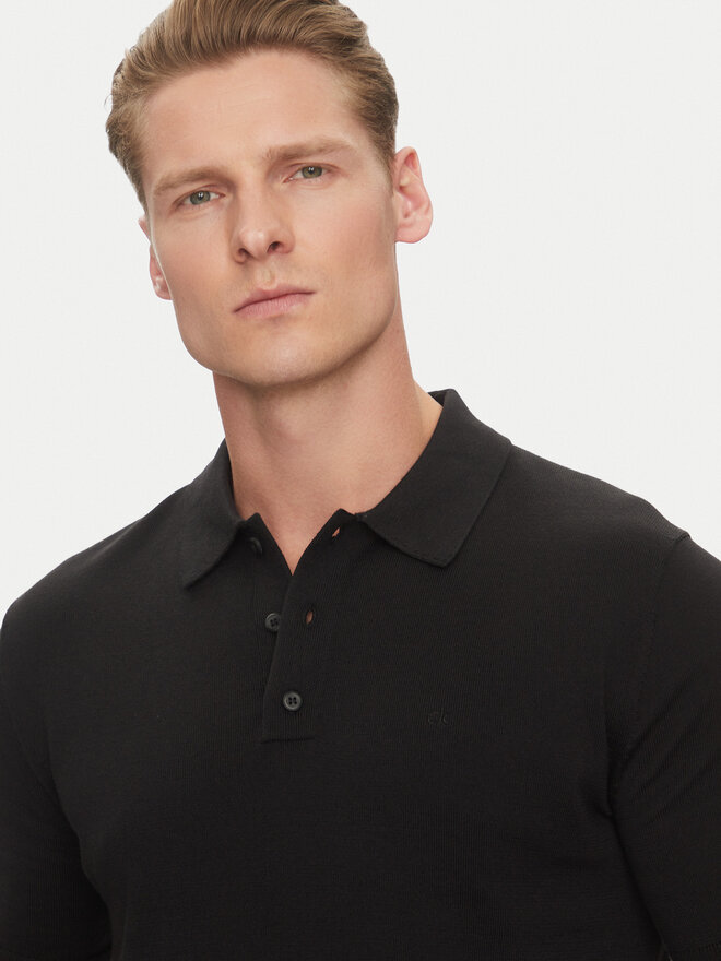Calvin Klein Calvin Klein Polo K10K114476 Μαύρο Regular Fit