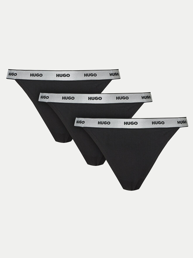 HUGO Hugo 3er-Set Stringtangas 50527212 Schwarz