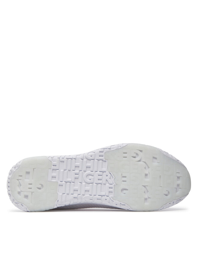 Tommy Hilfiger Снікерcи Tommy Hilfiger Corporate Knit Rib Runner FM0FM02838 Білий
