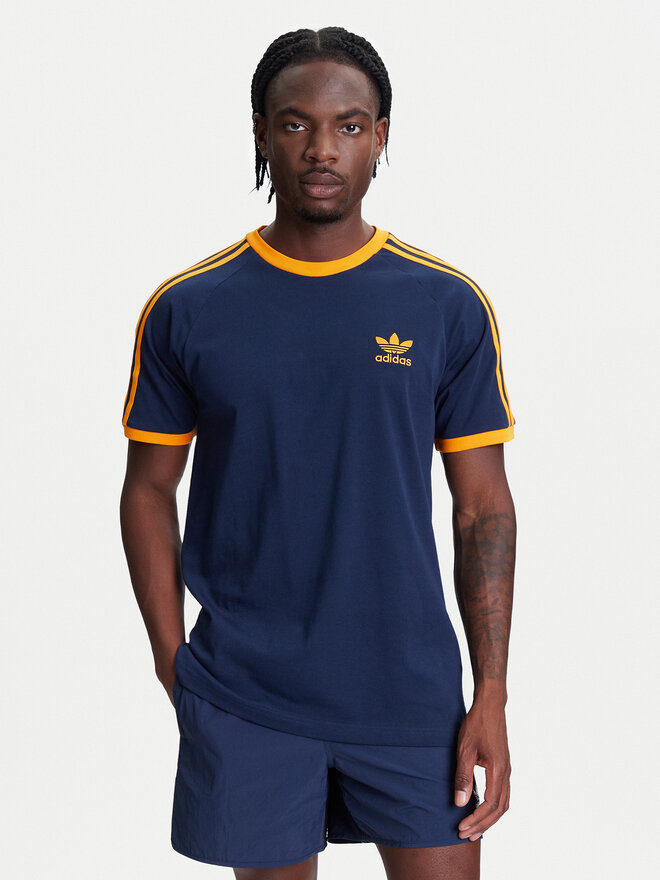 adidas adidas Majica adicolor Classics 3-Stripes KA0472 Mornarsko modra Slim Fit