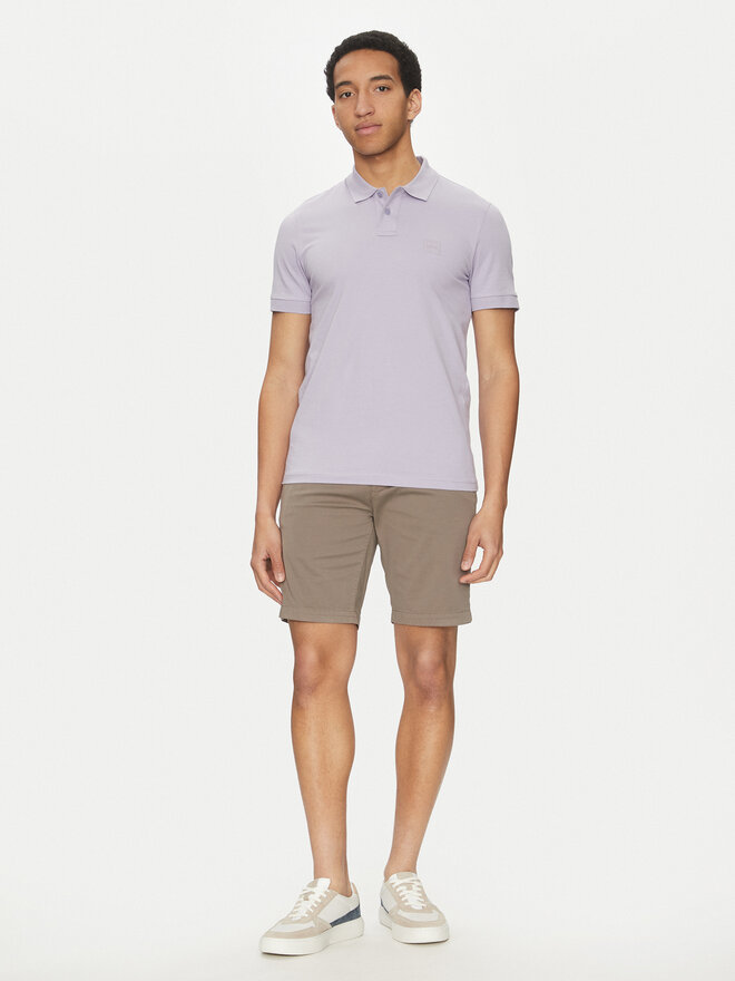 BOSS BOSS Polo marškinėliai Passenger 50507803 Violetinė Slim Fit
