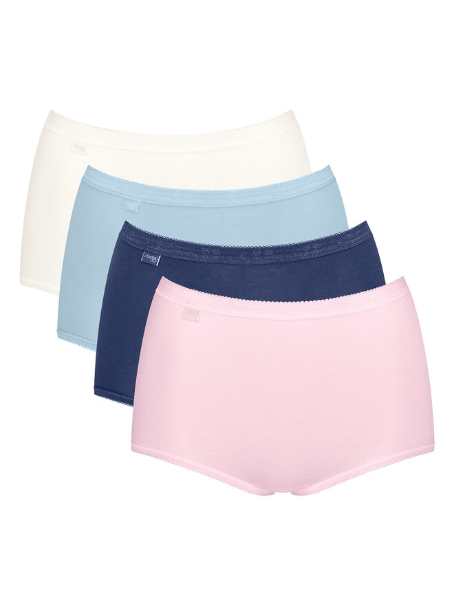 Sloggi Sloggi Set 4 parov spodnjih hlačk Basic 10103326 Pisana