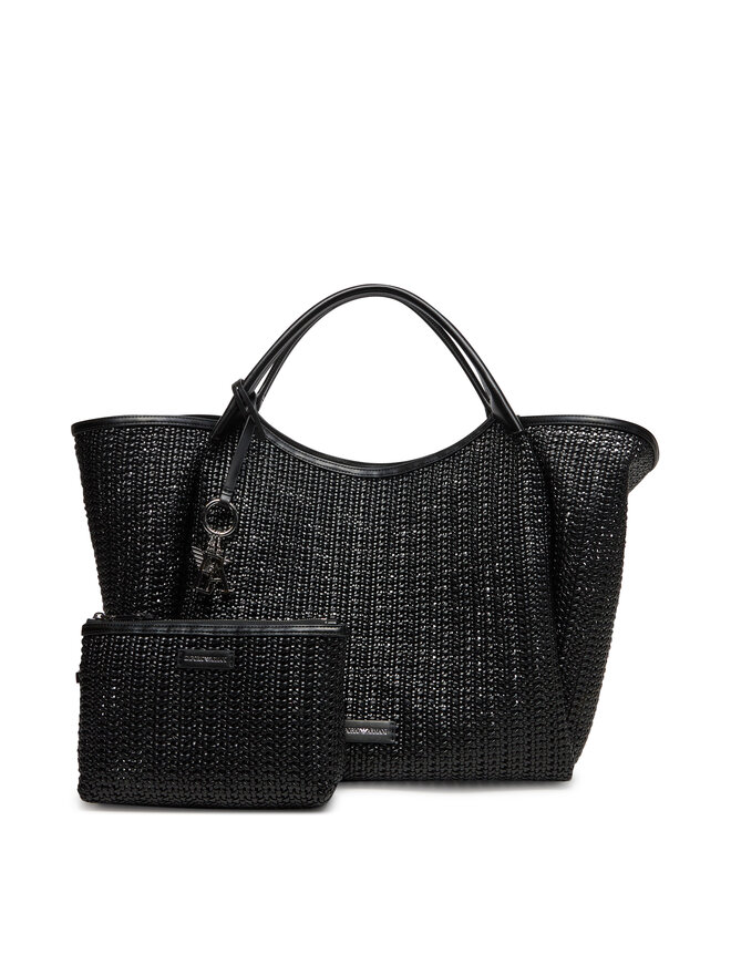 Emporio Armani Ročna torba Emporio Armani EW001008 AF14309 UC001 Črna