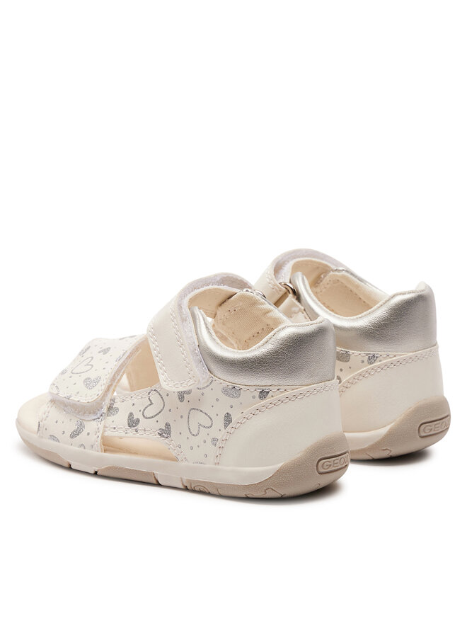 Geox Sandály Geox B Sandal Tapuz Girl B450YA 054AJ C0007 Bílá