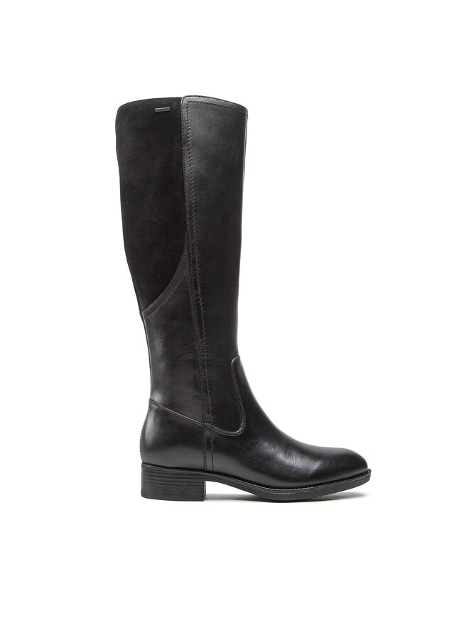 Geox Kozačky ve vojenském stylu Geox D Felicity Np Abx D D26BLD 04322 C9999 Černá
