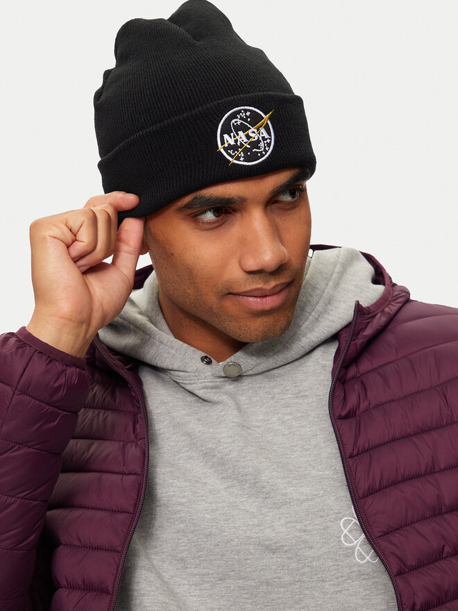 Alpha Industries Čepice Alpha Industries Nasa Beanie 198948 Černá