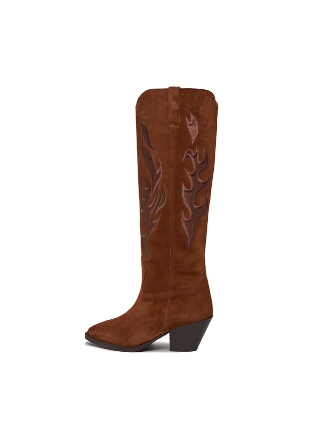 Stivali texani Bronx Western 14297 C Marrone escarpe