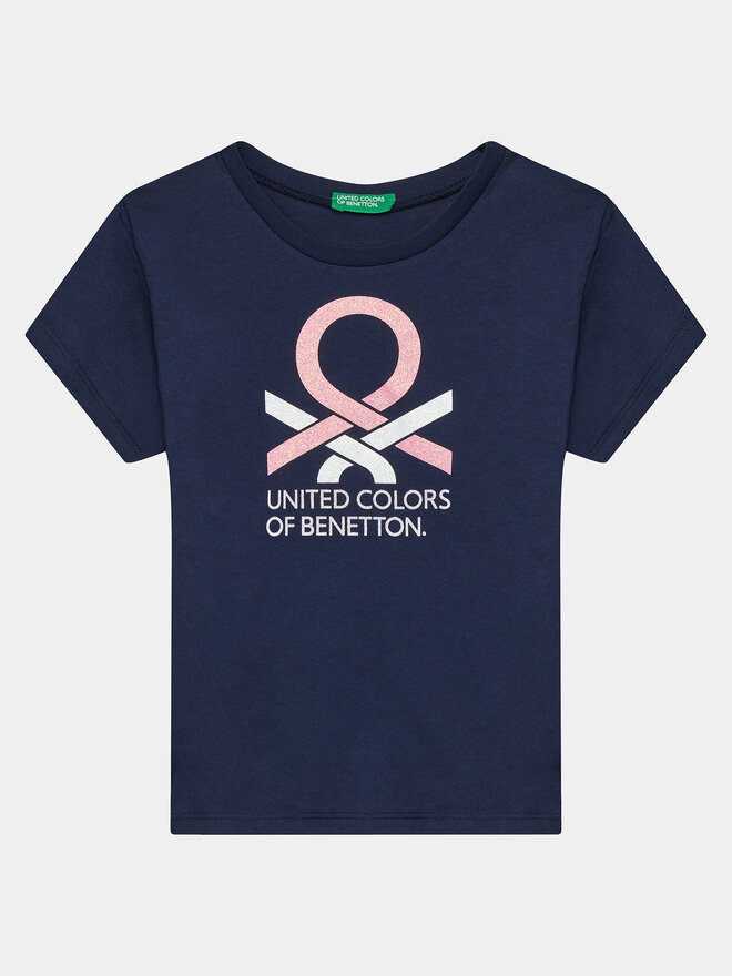 United Colors Of Benetton United Colors Of Benetton Футболка 3I1XC10H8 Cиній Regular Fit