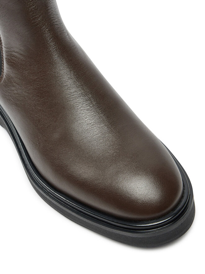 Calvin Klein Kotníková obuv s elastickým prvkem Calvin Klein HW0HW02180 Hnědá
