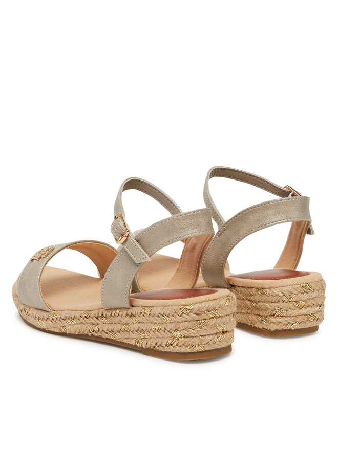 Tommy Hilfiger Espadryle Tommy Hilfiger T3A7-33803-1833514 S Beżowy