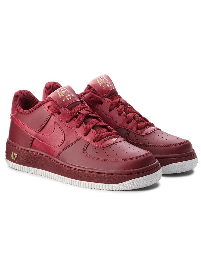 Nike air force 1 dunkelrot deals