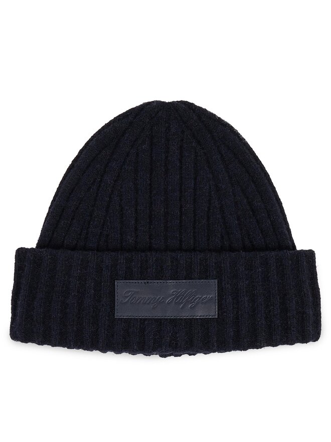 Tommy Hilfiger Cepure Tommy Hilfiger Twist AW0AW15325 Tumši zils