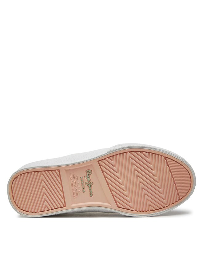 Pepe Jeans Sneakersy Pepe Jeans Kenton Origin G PGS30602 Biela