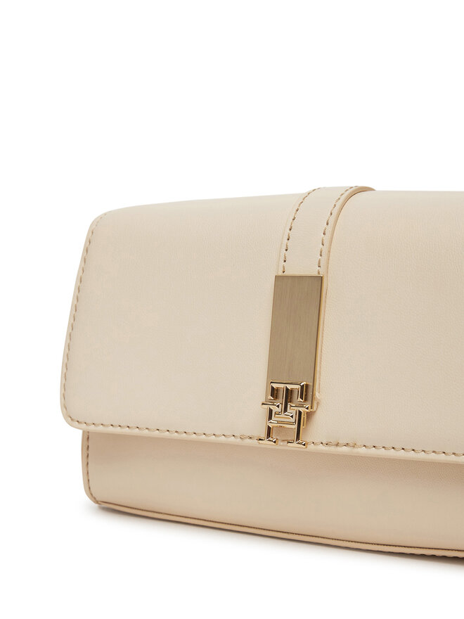 Tommy Hilfiger Bolso Tommy Hilfiger Th Heritage Mini Crossover Chain AW0AW17222 Beis