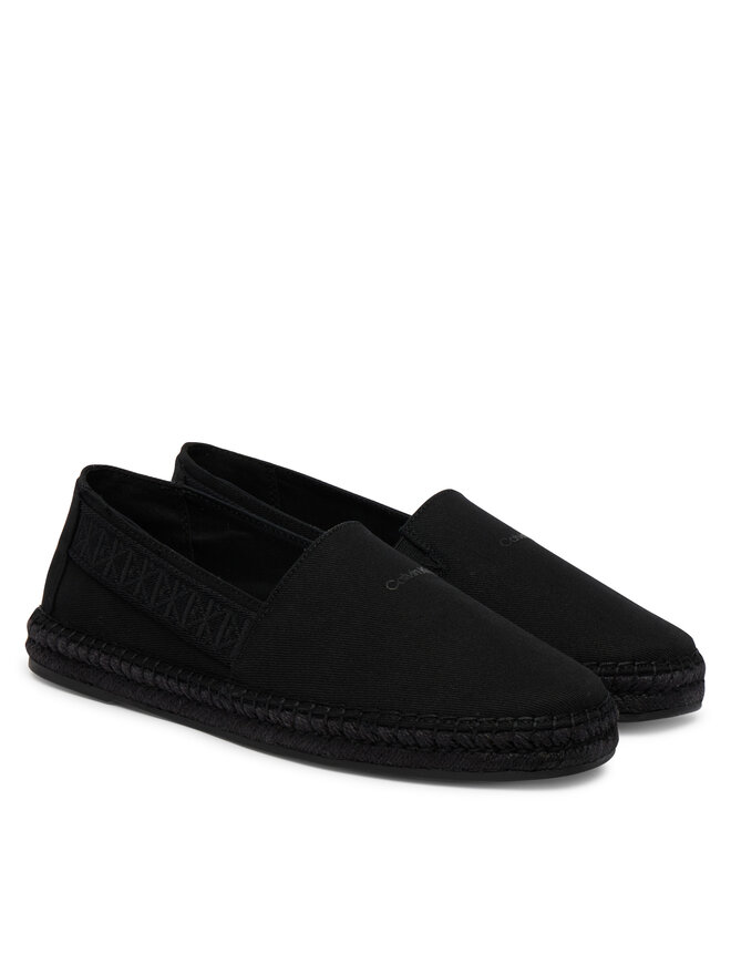 Calvin Klein Espadrilles Calvin Klein Espadrille Webbing Cv HM0HM02075 Schwarz