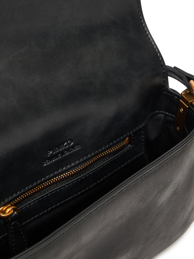 PINKO Handtasche PINKO Love One Mini Slouchy Fl PE 25 PLTT 104340 A2C2 Schwarz
