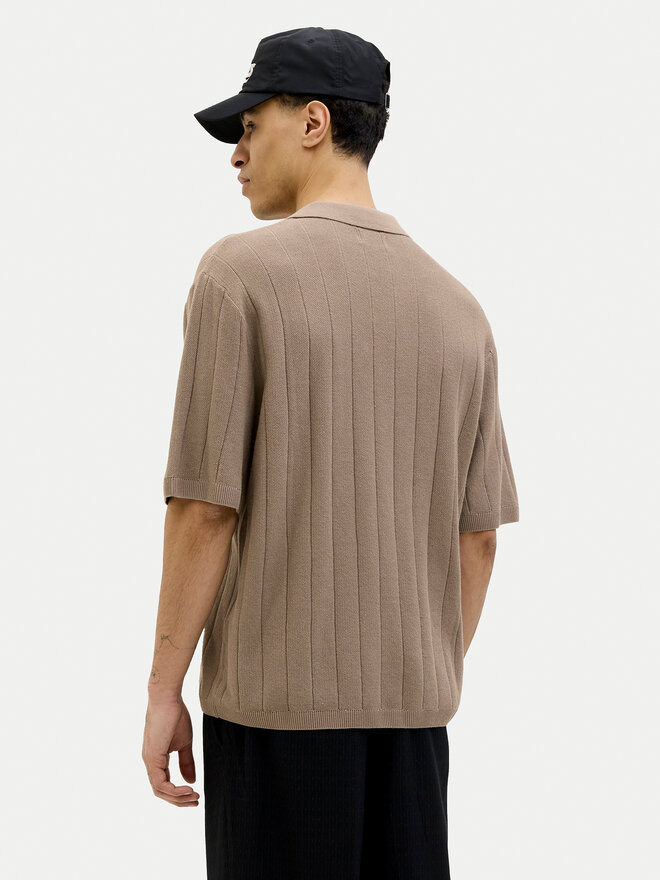 Jack & Jones Jack & Jones Poloshirt Varenna 12272578 Beige Relaxed Fit