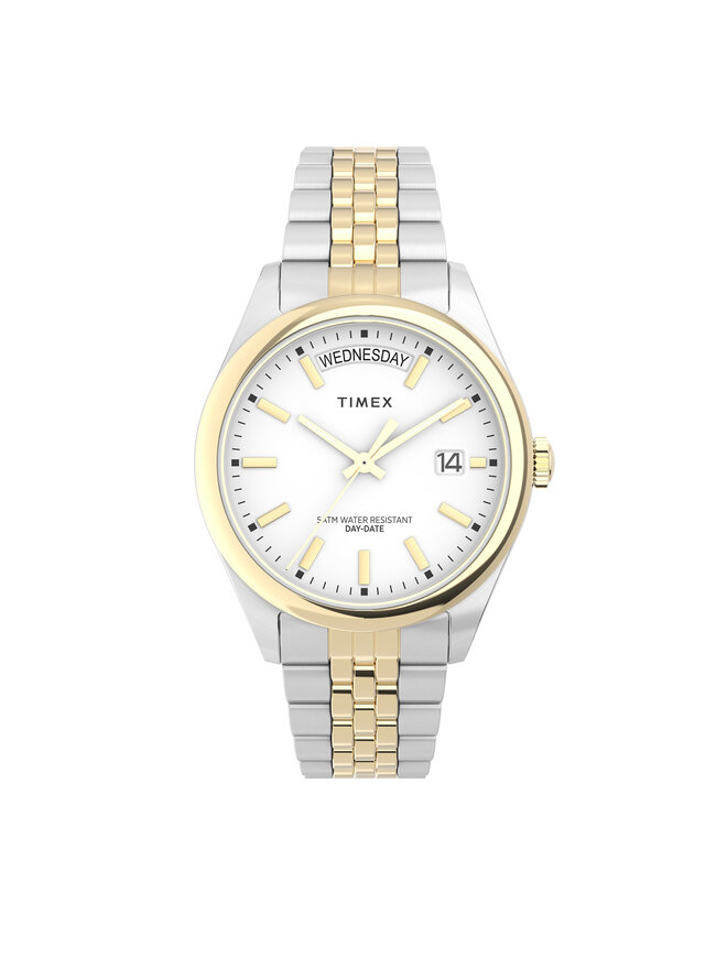 Timex Zegarek Timex TW2V68500 Srebrny
