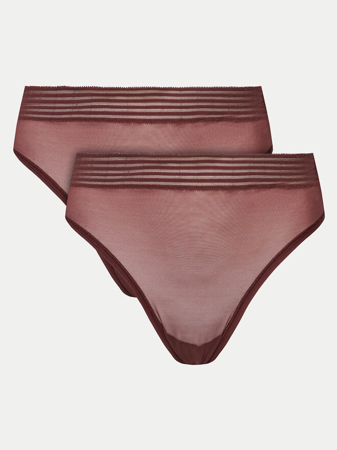 Triumph Triumph 2er-Set Stringtangas Tempting Sheer 10218590 Braun