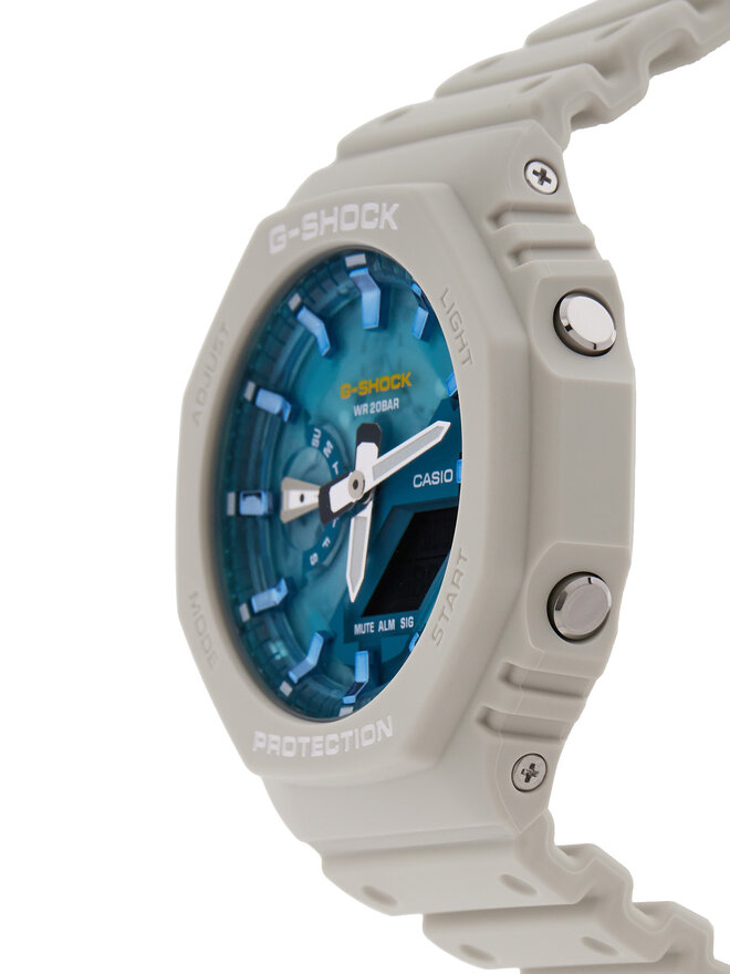 G-Shock Zegarek G-Shock GA-2100AS-5AER Écru