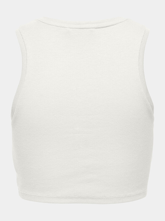 ONLY ONLY Топ Vilma 15282771 Білий Slim Fit