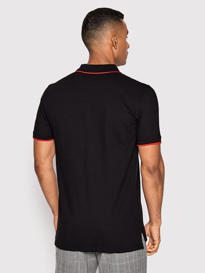 HUGO Hugo Polo Dinoso222 50467344 Μαύρο Slim Fit