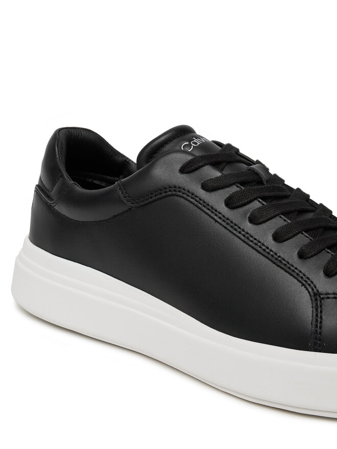 Calvin Klein Sneakersy Calvin Klein Low Top Lace Up Lth HM0HM01016 Czarny