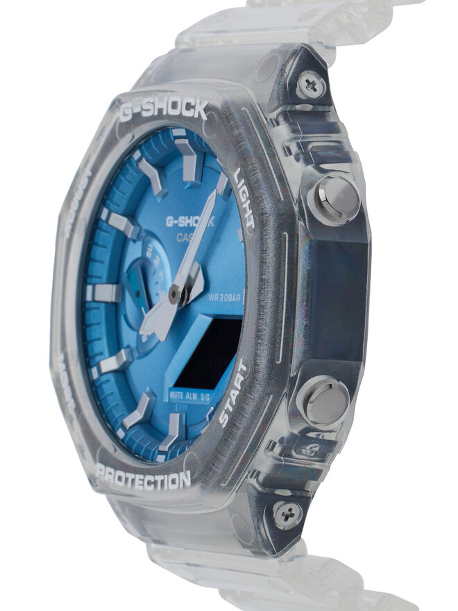 G-Shock Zegarek G-Shock GA-2100BM-7A2ER Przezroczysty