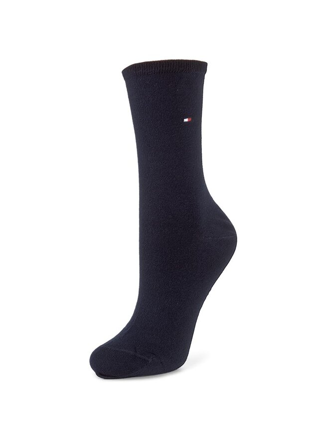 Tommy Hilfiger 2er-Set hohe Damensocken Tommy Hilfiger 371221 Dunkelblau