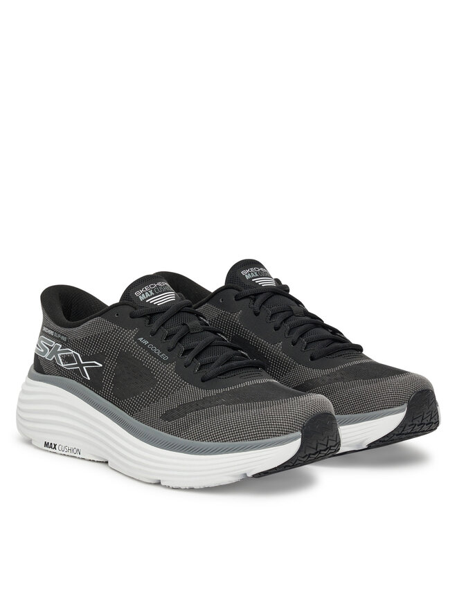 Skechers Buty do biegania Skechers Max Cushioning Endeavour-Exciton 220611/BLK Czarny