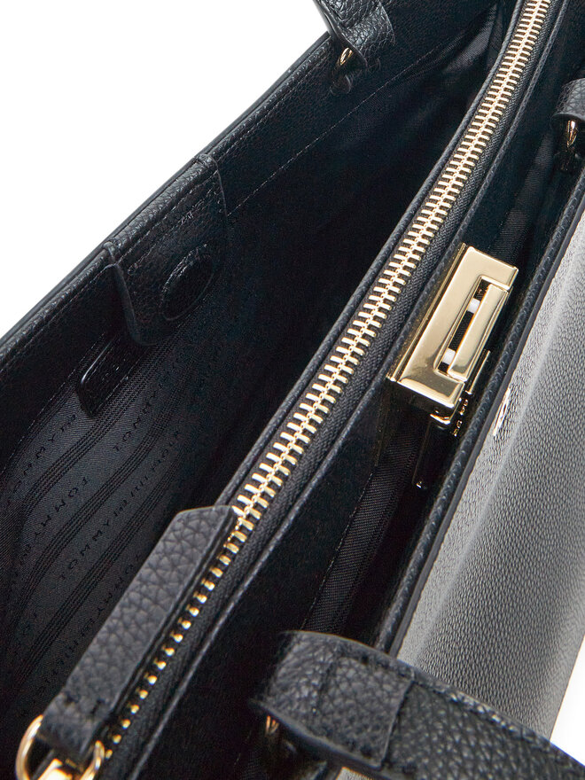 Tommy Hilfiger Handtasche Tommy Hilfiger Th Her Tote AW0AW17191 Schwarz