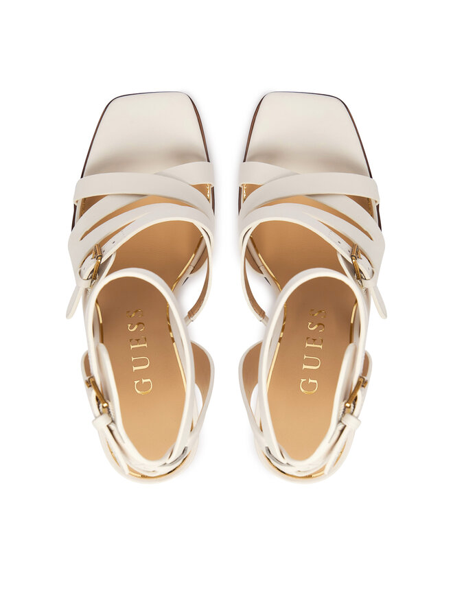 Guess Босоніжки Guess FLJRAD LEA03 Кремовий
