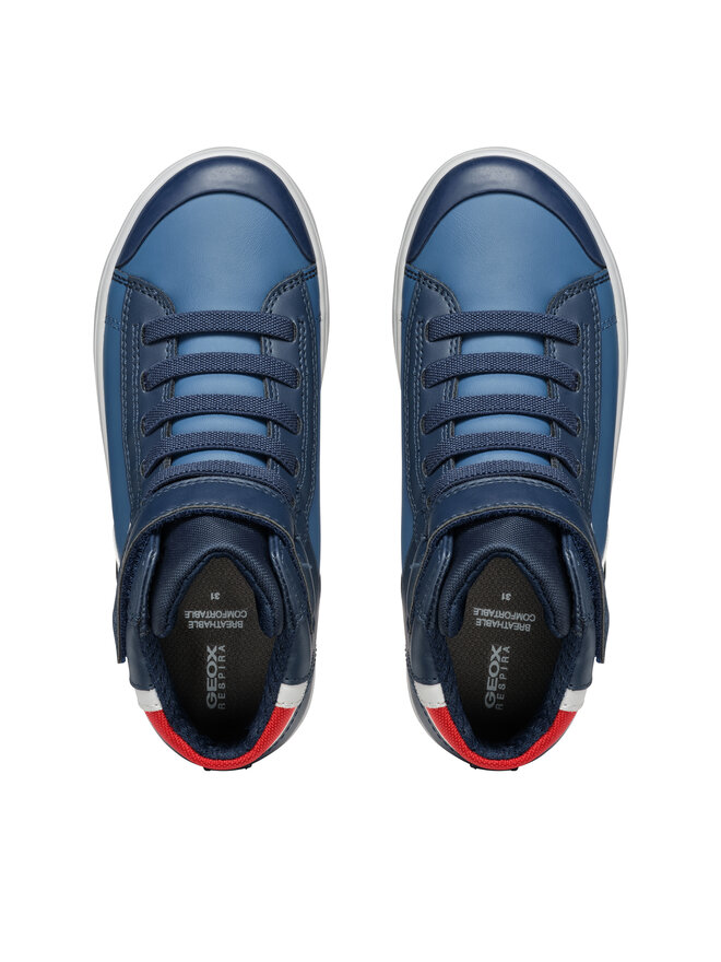 Geox J GISLI BOY Marino / Rojo - Envío Gratis | ! - Zapatos