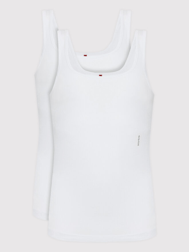 HUGO Hugo Σετ 2 τοπ 50469682 Λευκό Regular Fit