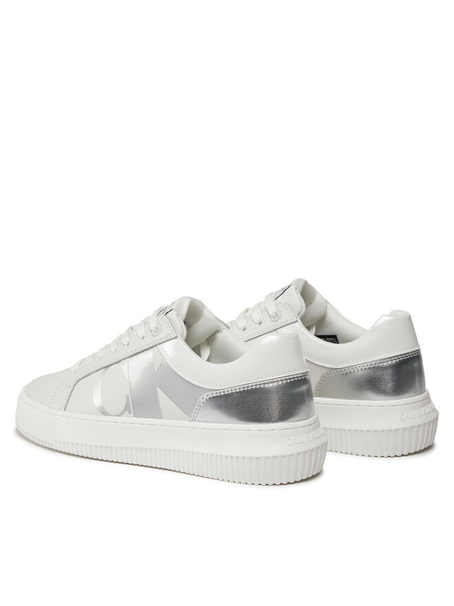 Calvin Klein Jeans Сникърси Calvin Klein Jeans Chunky Cupsole Low Lth Nbs Mr YW0YW01411 Бял