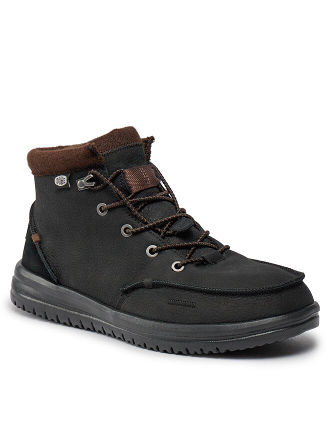 Hey Dude Botines planos Hey Dude Bradley Boot Leather 40189-001 Negro
