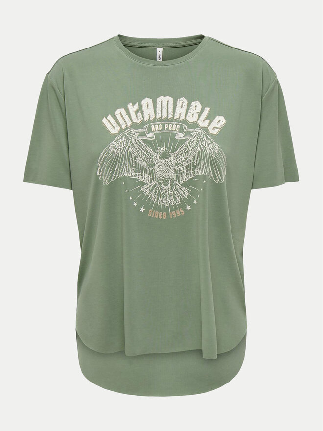 ONLY ONLY T-Shirt Free 15325533 Grün Regular Fit