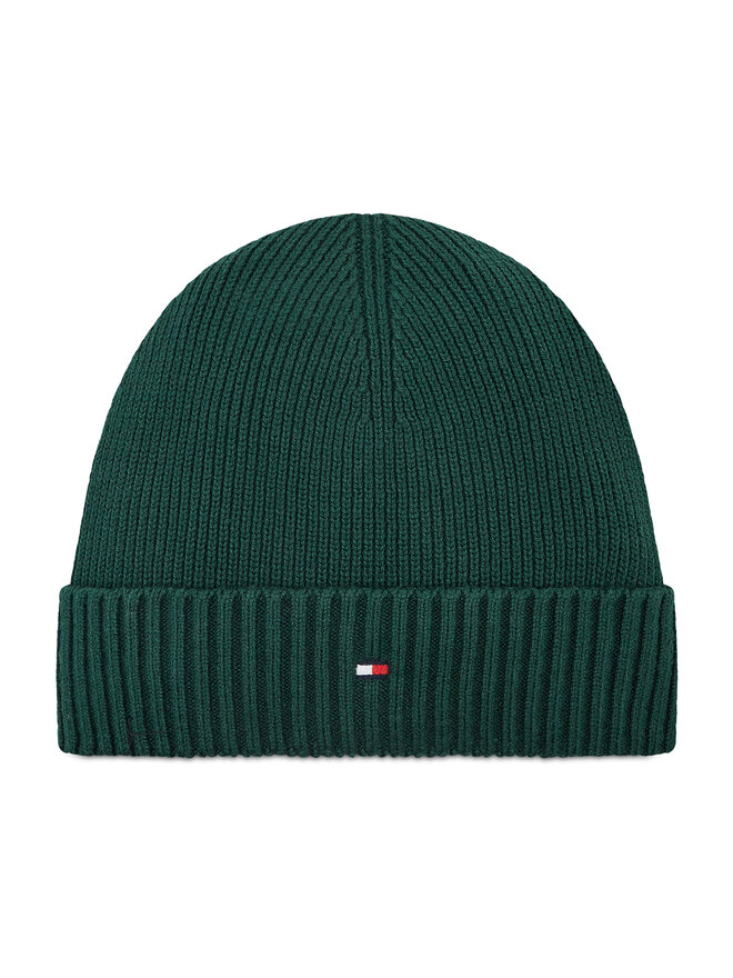 Tommy Hilfiger Шапка Tommy Hilfiger Essential Flag AM0AM10337 Зелен