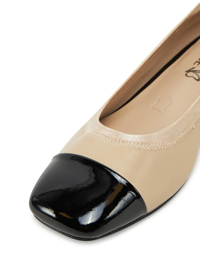 Escarpins CAPRICE Femme Beige - Confort Memotion Talons Élégants
