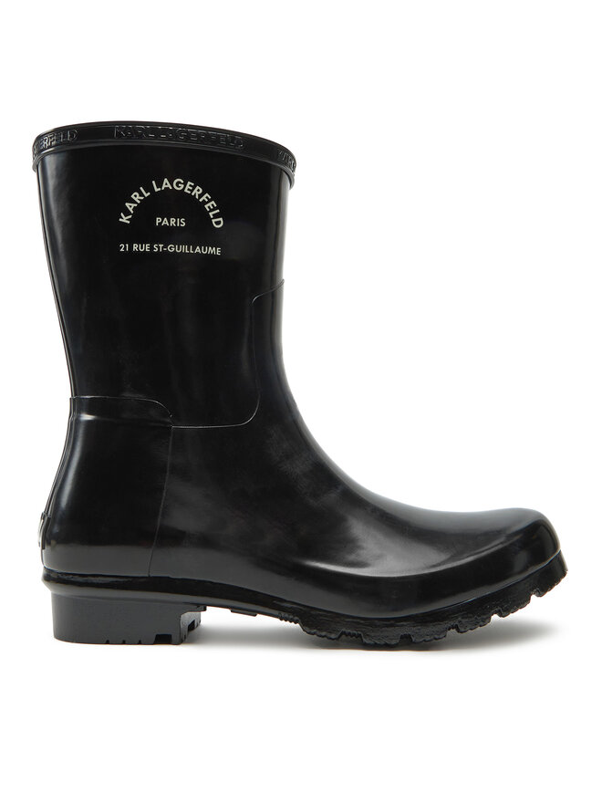 KARL LAGERFELD Гумени ботуши KARL LAGERFELD KL47075S Черен