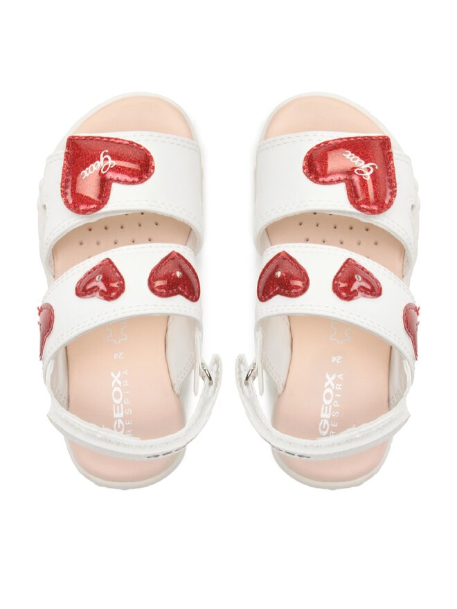Sandalio Geox Eolie Girl Per Bambine – Suola Traspirante, Chiusura Con Fibbia, Leggero E Comodo, Pelle Esterna E Interna