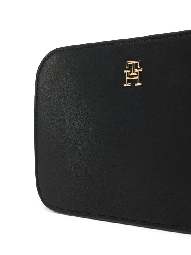 Tommy Hilfiger Kabelka Tommy Hilfiger Th Logotape Camera Bag AW0AW17229 Černá