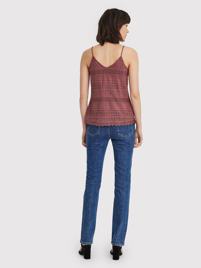 Vero Moda Vero Moda Top Honey 10190150 Dunkelrot Regular Fit