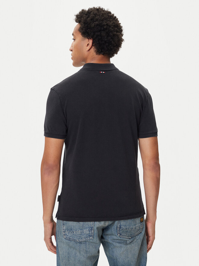 Napapijri Napapijri Poloshirt Elbas NP0A4GDL Schwarz Regular Fit