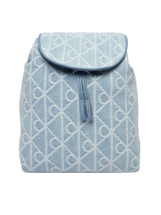 Calvin Klein Rucksack Calvin Klein Emblem Aop Denim Backpack LV04F3508G Blau